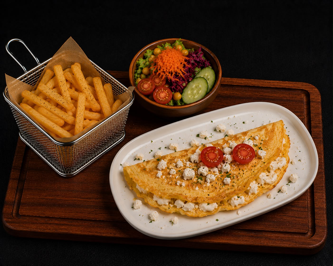 BEYAZ PEYNİRLİ OMLET