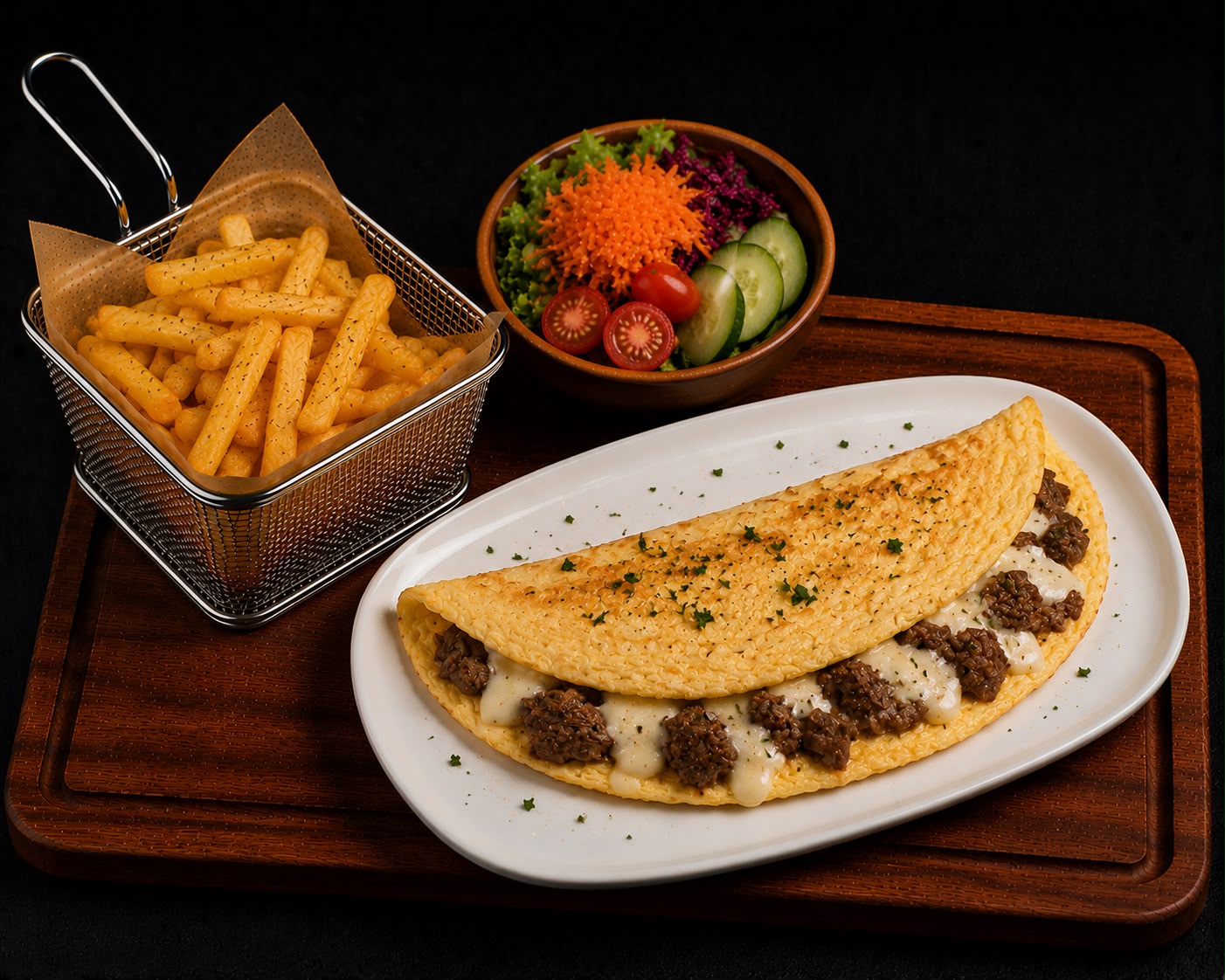 KAVURMALI OMLET