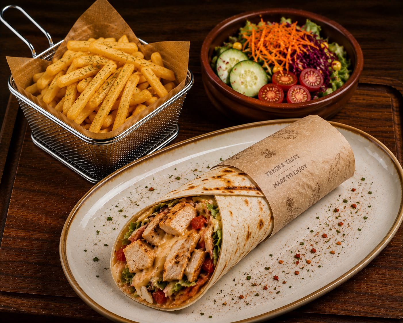TAVUKLU WRAP