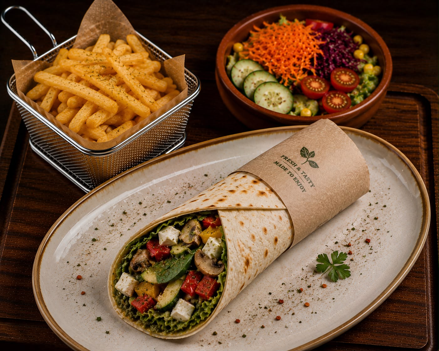 VEJETERYAN WRAP