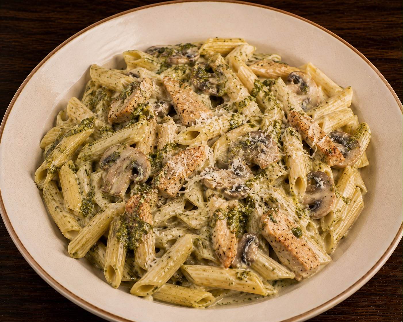 PESTO SOSLU FETTUCİNİ