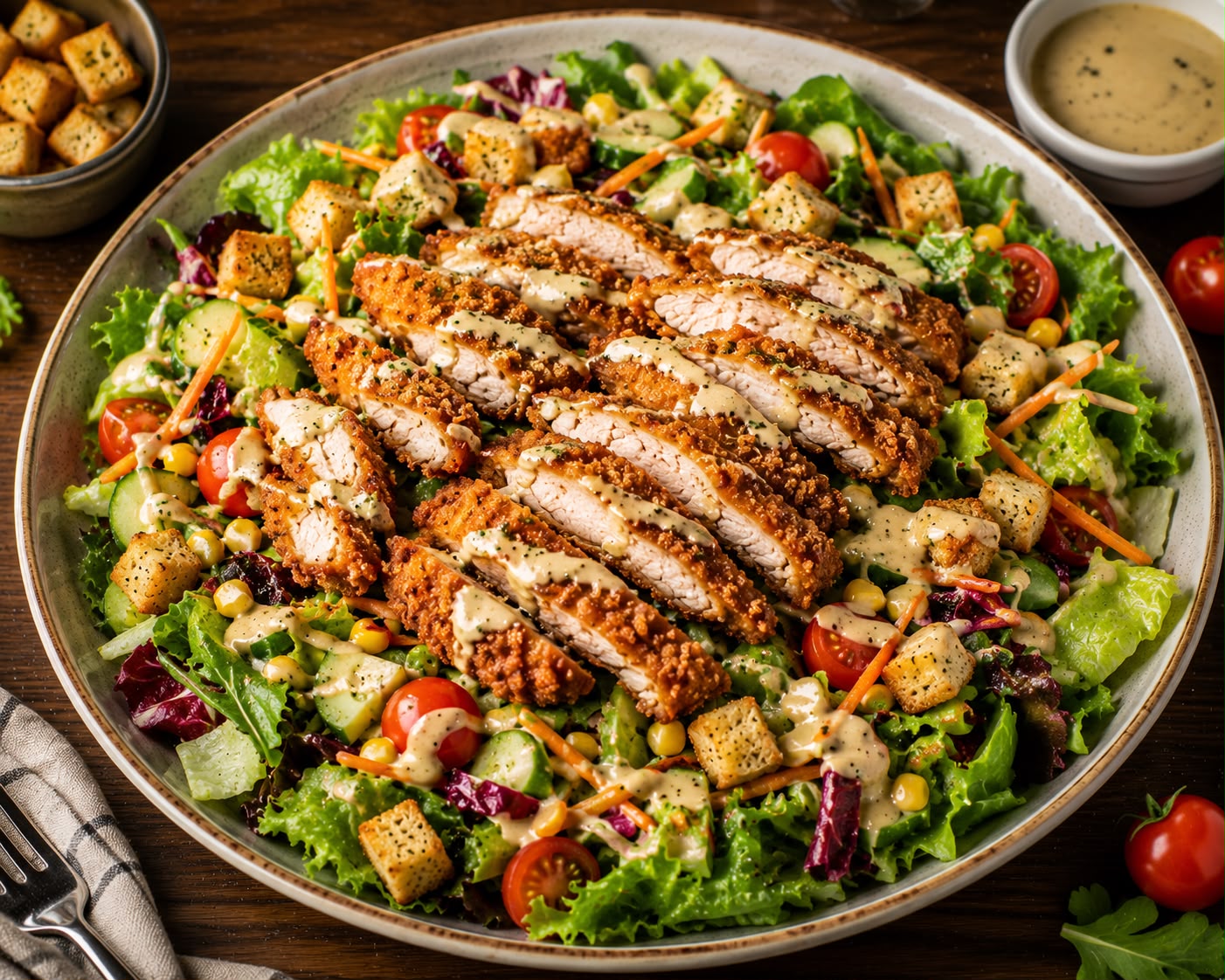 ÇITIR TAVUKLU SALATA