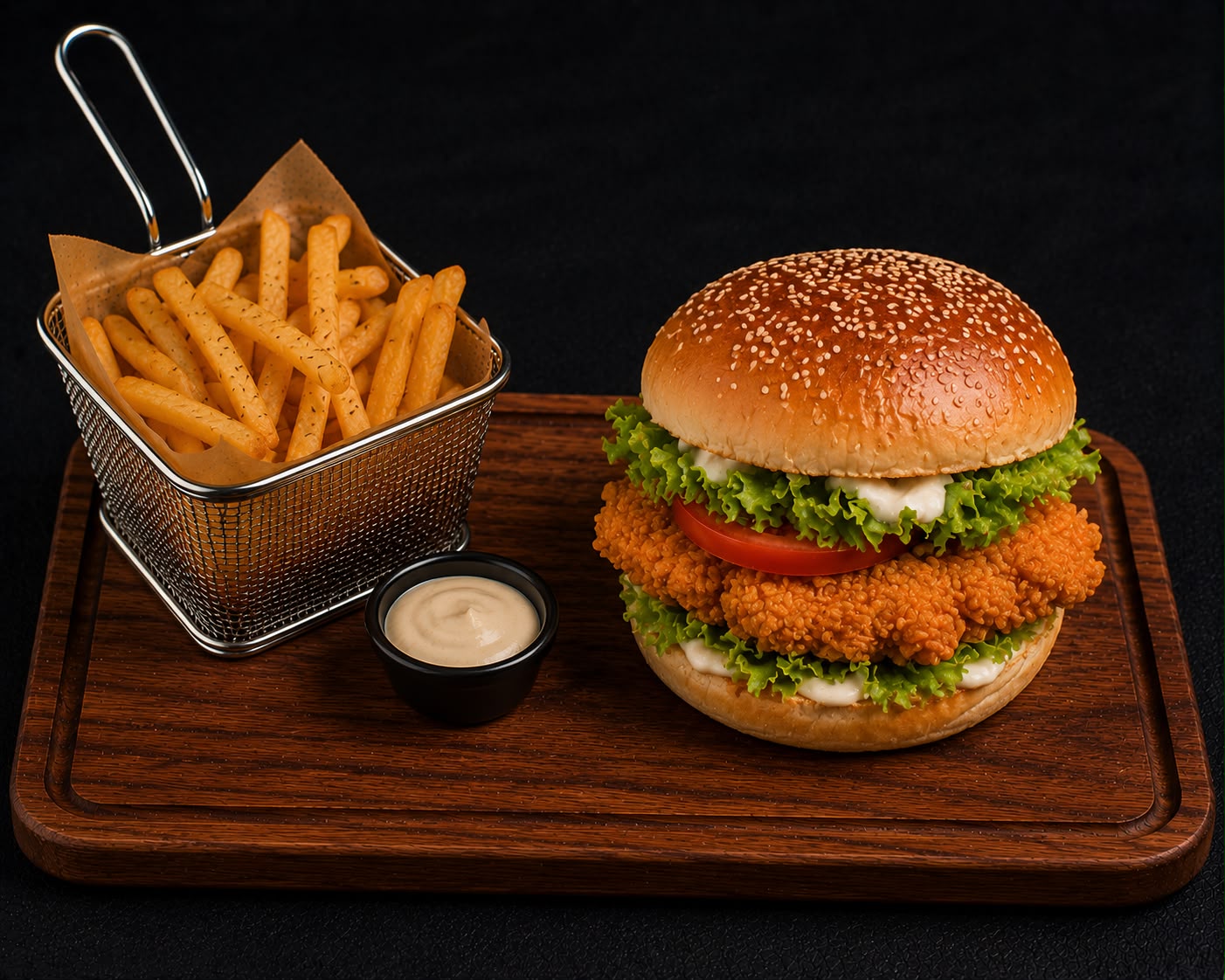 ÇITIR TAVUK BURGER