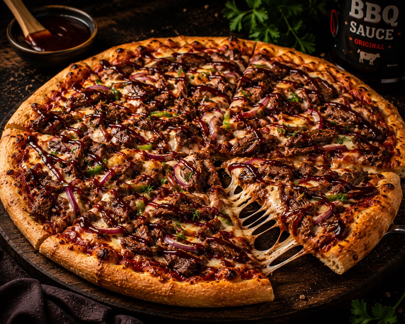 BBQ BEEF PİZZA