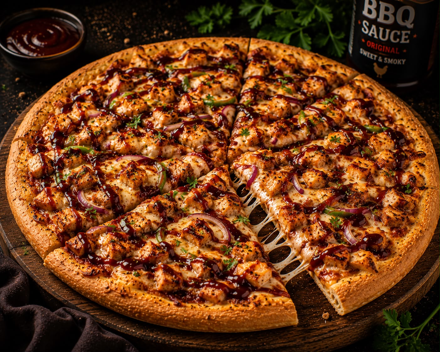 BBQ CHİCKEN PİZZA