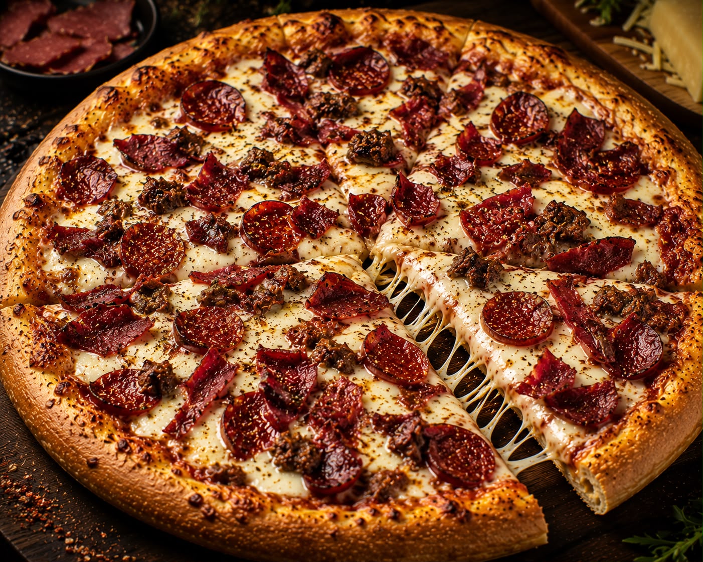 POSEİDON BOL ETLİ PİZZA